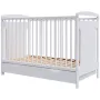 Patut copii din lemn Hubners Karly 120x60 alb cu sertar - 1