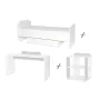 Patut modular multifunctional, 5 confirgurari diferite, 190 x 72 cm, Multi, White & Artwood - 5
