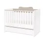 Patut modular multifunctional, 5 confirgurari diferite, 190 x 72 cm, Multi, White & Coffee - 4