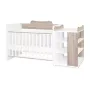 Patut modular multifunctional, 5 confirgurari diferite, 190 x 72 cm, Multi, White & Coffee - 7