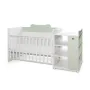Patut modular multifunctional, 5 confirgurari diferite, 190 x 72 cm, Multi, White Milky Green - 4