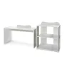 Patut modular multifunctional, 5 confirgurari diferite, 190 x 72 cm, Multi, White Milky Green - 14