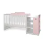 Patut modular multifunctional, 5 confirgurari diferite, 190 x 72 cm, Multi, White Orchid Pink - 2