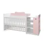 Patut modular multifunctional, 5 confirgurari diferite, 190 x 72 cm, Multi, White Orchid Pink - 4