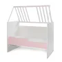 Patut modular multifunctional, 5 confirgurari diferite, 190 x 72 cm, Multi, White Orchid Pink - 10