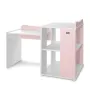 Patut modular multifunctional, 5 confirgurari diferite, 190 x 72 cm, Multi, White Orchid Pink - 12