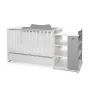 Patut modular multifunctional, 5 confirgurari diferite, 190 x 72 cm, Multi, White Stone Grey - 1