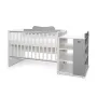 Patut modular multifunctional, 5 confirgurari diferite, 190 x 72 cm, Multi, White Stone Grey - 3