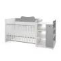 Patut modular multifunctional, 5 confirgurari diferite, 190 x 72 cm, Multi, White Stone Grey - 4