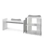 Patut modular multifunctional, 5 confirgurari diferite, 190 x 72 cm, Multi, White Stone Grey - 15