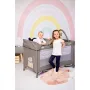 Patut pliabil Noemi Plus, 2 nivele cu accesorii, Mellow Rose Star - 7