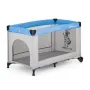 Patut pliant, Petite&Mars, Koot, 120 x 60 cm, Cu roti, Functie de tarc, Pliere compacta, Include geanta de transport, Intrare laterala cu fermoar, Pereti din plasa, Pana la 15 kg, 0-30 luni, Gri - 3