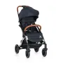Carucior sport, Petite&Mars, Cross, Autopliabil, 6 luni+, Bara detasabila, Pliabil cu o mana, SPF 40, Sustine pana la 22 kg, Conform cu standardul EN 1888-2:2018, Albastru