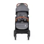 Carucior sport, Petite&Mars, Cross, Autopliabil, 6 luni+, Bara detasabila, Pliabil cu o mana, SPF 40, Sustine pana la 22 kg, Conform cu standardul EN 1888-2:2018, Gri - 5