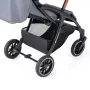 Carucior sport, Petite&Mars, Cross, Autopliabil, 6 luni+, Bara detasabila, Pliabil cu o mana, SPF 40, Sustine pana la 22 kg, Conform cu standardul EN 1888-2:2018, Gri - 8