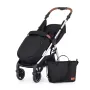 Carucior sport, Petite&Mars, Royal, Include husa pentru scaun, husa pentru picioare, geanta pentru scutece si capotina extensibila, Cu fereastra, Impermeabila, Cu SPF 50, Aluminiu, 0-22 kg, 111 x 57 x 86 cm, Ocean Blue - 8
