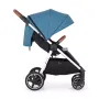Carucior sport, Petite&Mars, Royal, Include husa pentru scaun, husa pentru picioare, geanta pentru scutece si capotina extensibila, Cu fereastra, Impermeabila, Cu SPF 50, Aluminiu, 0-22 kg, 111 x 57 x 86 cm, Ocean Blue - 5