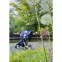 Carucior sport, Petite&Mars, Royal, Include husa pentru scaun, husa pentru picioare, geanta pentru scutece si capotina extensibila, Cu fereastra, Impermeabila, Cu SPF 50, Aluminiu, 0-22 kg, 111 x 57 x 86 cm, Ocean Blue - 24