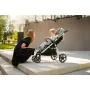 Carucior sport, Petite&Mars, Royal, Include husa pentru scaun, husa pentru picioare, geanta pentru scutece si capotina extensibila, Cu fereastra, Impermeabila, Cu SPF 50, Aluminiu, 0-22 kg, 111 x 57 x 86 cm, Ocean Blue - 26
