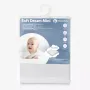 Cearceaf cu elastic, Petite&Mars, Impermeabil, Pentru patut co-sleeper, Din bumbac, 84x50 cm, 0 luni+, Alb - 2