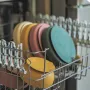 Farfurie, Petite&Mars, Take&Match, Din silicon, Cu ventuza, Fara BPA, 6 luni+, 400 ml, Verde Inchis - 6