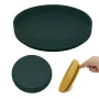 Farfurie, Petite&Mars, Take&Match, Din silicon, Cu ventuza, Fara BPA, 6 luni+, 400 ml, Verde Inchis - 3