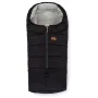 Sac de iarna, Petite&Mars, Jibot, Pentru carucior, landou sau scaun auto, 100x48 cm, Impermeabil, Cu elemente reflectorizante, Extensibil, 3 in 1, Black
