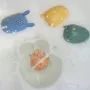 Set 4 jucarii de baie, Petite&Mars, Amigos, Din silicon, Fara BPA, 6 luni+, Multicolor - 10