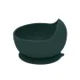 Set de hranire, Petite&Mars, Cu farfurie, Bol si tacamuri, Din silicon fara BFA, Verde inchis - 7