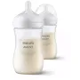 Set biberoane, Philips Avent, Natural Response, 260 ml, 3-6 luni, Debit 3 (mediu), 2 bucati, Alb - 3