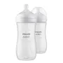 Biberon anticolici, Philips Avent, Natural Response, 330 ml, 3 luni+,  2 bucati, Alb - 1