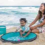 Piscina pentru copii, Bbluv, Splash, Pliabila, Din tesatura impermeabila, Include geanta de transport si galetusa pliabila, 21,1x85,1x6,1 cm, 3 luni+, Aqua - 6