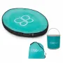 Piscina pentru copii, Bbluv, Splash, Pliabila, Din tesatura impermeabila, Include geanta de transport si galetusa pliabila, 21,1x85,1x6,1 cm, 3 luni+, Aqua - 1