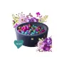 Piscina uscata 250 bile 7 cm MeowBaby  , auriu, roz inchis, violet si turcoaz, Flower Set, 90x30 cm, Catifea Blue - 1