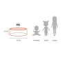 Piscina uscata 250 bile 7 cm MeowBaby  , auriu, roz inchis, violet si turcoaz, Flower Set, 90x30 cm, Catifea Blue - 6