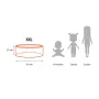 Piscina uscata cu 200 de bile (Mint, Baby blue, roz deschis, roz pastel) MeowBaby  , 90x30 cm, Catifea Pastel Pink - 2