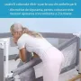 Protectie laterala pat, Primabobo,Classic XXL, 180 cm, Inaltime reglabila 68-98 cm, Cu plasa respirabila, Prevazuta cu un buzunar, Gri - 9