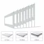 Protectie laterala pat, Primabobo,Classic XXL, 180 cm, Inaltime reglabila 68-98 cm, Cu plasa respirabila, Prevazuta cu un buzunar, Gri - 10