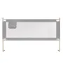 Protectie laterala pat, Primabobo,Classic XXL, 180 cm, Inaltime reglabila 68-98 cm, Cu plasa respirabila, Prevazuta cu un buzunar, Gri - 1