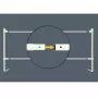 Protectie laterala pat, Primabobo,Classic XXL, 180 cm, Inaltime reglabila 68-98 cm, Cu plasa respirabila, Prevazuta cu un buzunar, Gri - 12