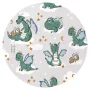 Lenjerie patut junior cu 2 piese, Qmini, Din bumbac certificat Oeko Tex Standard 100, 140 x 200 cm, Dragons Gray - 4