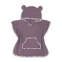 Poncho baie, Qmini, Cu gluga, buzunar si urechi, Materiale certificate Oeko Tex Standard 100, 1 - 4 ani, Heather - 1