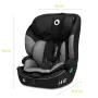 Scaun auto, Lionelo, Levi i-Size, Universal, Instalare FWF, Cu tetiera reglabila in 10 pozitii, Cu spatar detasabil, 76-150 cm, Conform cu R129, Gri - 12