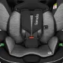 Scaun auto, Lionelo, Levi i-Size, Universal, Instalare FWF, Cu tetiera reglabila in 10 pozitii, Cu spatar detasabil, 76-150 cm, Conform cu R129, Gri - 9