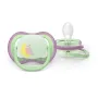 Set 2 suzete bebelusi, Philips Avent, Ultra Air Nighttime, Ortodontice, Silicon moale, Ventilate, Senzatie naturala, Fara BPA, 6-18 luni, multicolor - 15