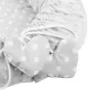 Set 3 piese, New Baby, Luxury, Baby Nest, Cu paturica si pernuta in forma de inima, Minky Heart Grey - 4