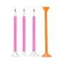 Set de accesorii, Iso Trade, Pentru Diamond Painting, Complet, Cu cutie depozitare, 3 ani+, Multicolor - 5
