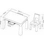 Set masuta si doua scaune, FreeON, Neo, Pentru copii, Cu doua sertare, Cu masa reglabila la doua inaltimi, Conform cu standardele europene de securitate EN71-1;2018, EN71-2:2020, EN71-3:2021, Verde - 5