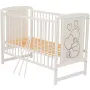 Set Patut din lemn bebe Qmini, Timmi Heart, 120x60 cm, Alb + Saltea patut bebe, Cocos Confort II, Cu husa detasabila, Antialergica, 120x60x10 cm + Protectie impermeabila, Pentru patuturi 120x60 cm, Alb - 12