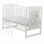 Set Patut din lemn Timmi 120x60 cm + Saltea Cocos Confort II + Protectie impermeabila Qmini - 3